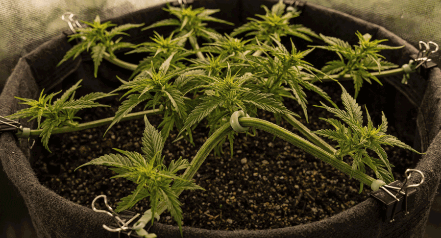 LST en cannabis: qué es y cómo aplicarlo sin estresar la planta